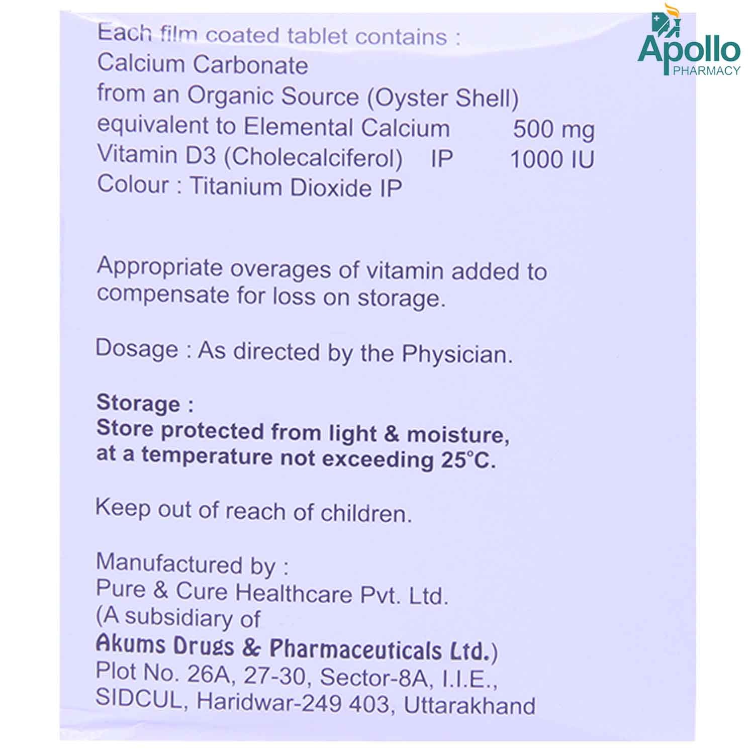 Catch D3 500 Tablet 15's, Pack of 15 Catch D3 500 Tablet 15's, Pack of 15