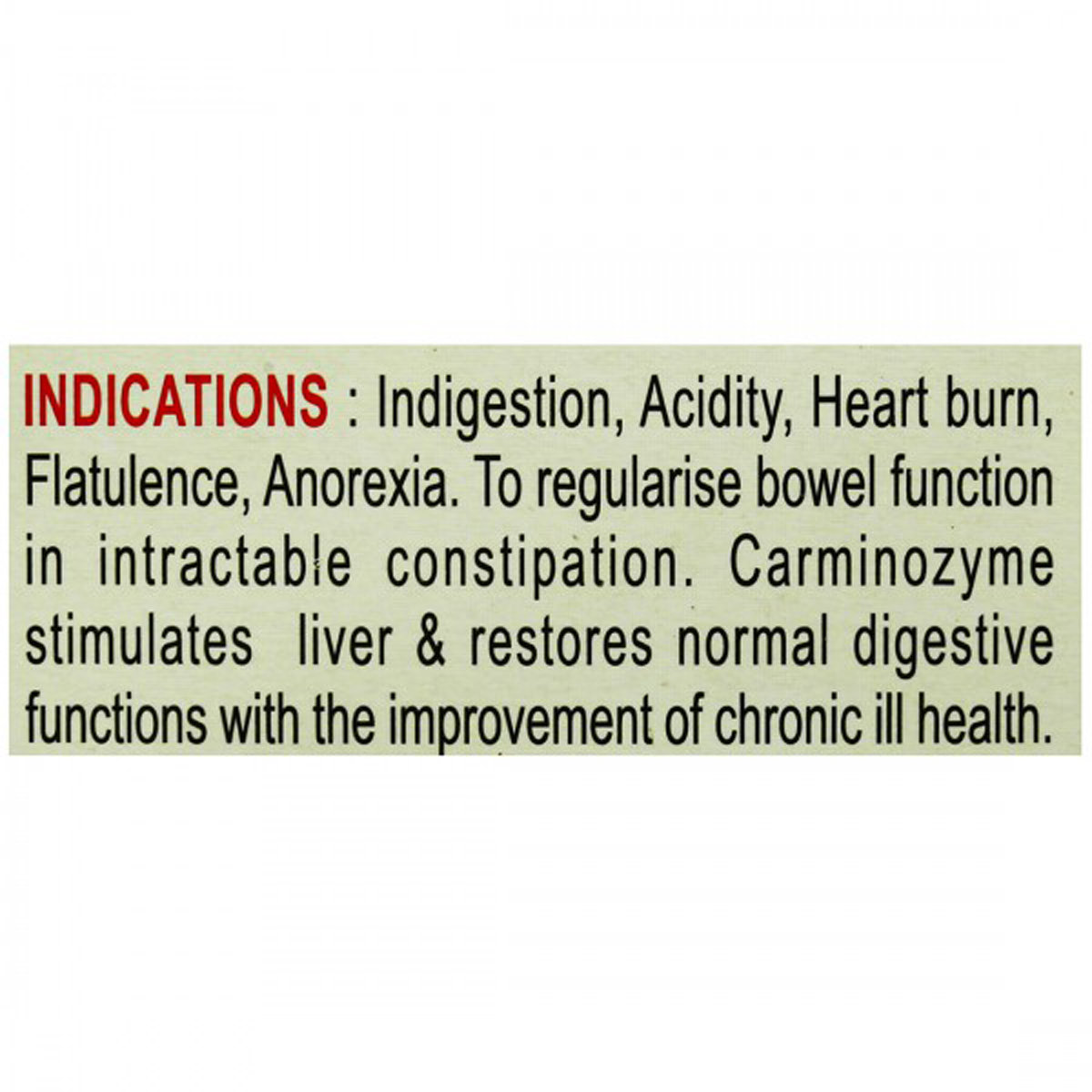 Carminozyme Syrup, 250 ml, Pack of 1 Carminozyme Syrup, 250 ml, Pack of 1