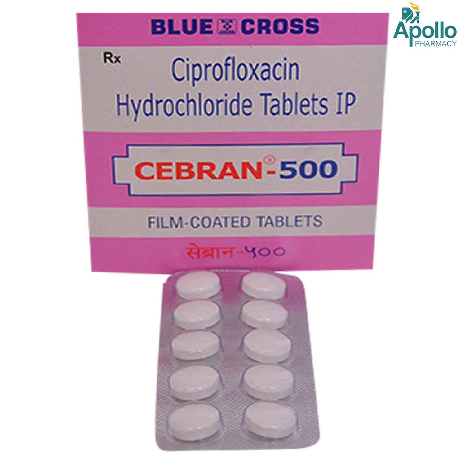 Buy Cebran 500 Tablet 10's Online