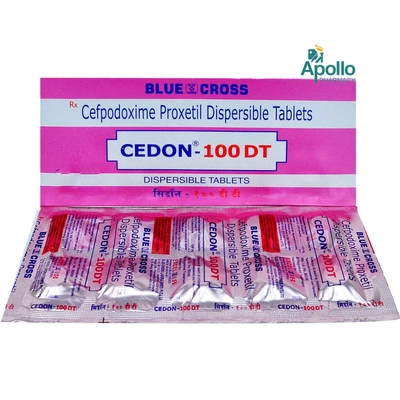 Cedon DT 100 mg Tablet 10's, Pack of 10 TabletS