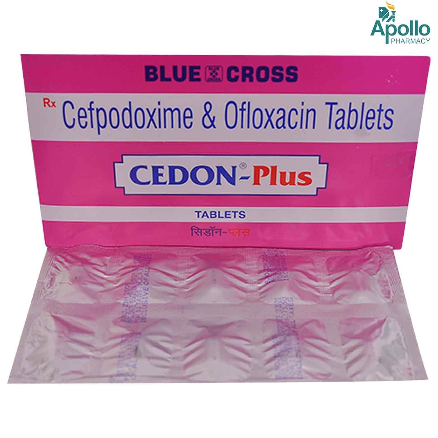 Cedon Plus 200 mg Tablet 10's, Pack of 10 TabletS Cedon Plus 200 mg Tablet 10's, Pack of 10 TabletS
