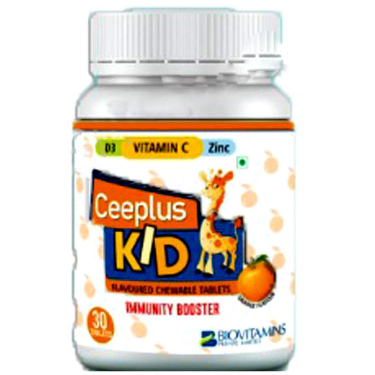 Buy Ceeplus Kid Orange Chewable Tablet 30's Online