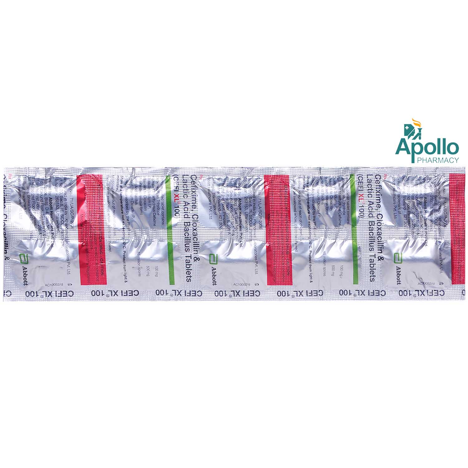 Cefi XL 100 mg Tablet 10's, Pack of 10 TabletS Cefi XL 100 mg Tablet 10's, Pack of 10 TabletS