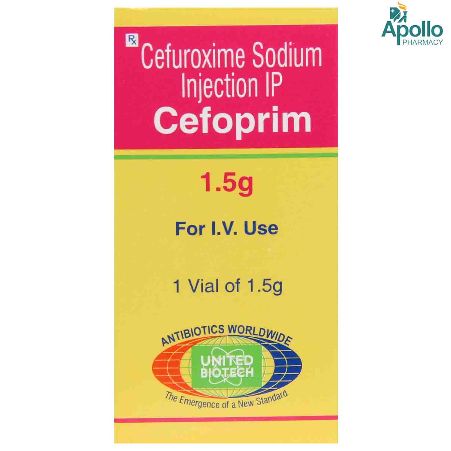 CEFOPRIM VAIL INJECTION 1.5GM , Pack of 1 INJECTION CEFOPRIM VAIL INJECTION 1.5GM , Pack of 1 INJECTION