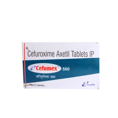 Cefumex 500mg Tablet 10's, Pack of 10 TABLETS