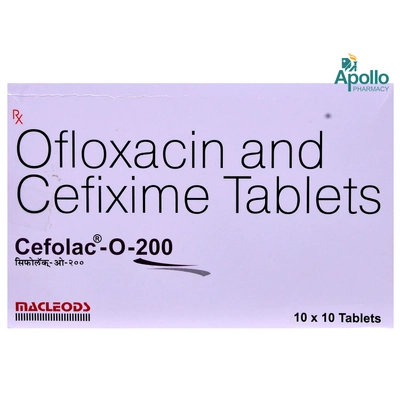 Cefolac O 200 Tablet 10's, Pack of 10 TABLETS