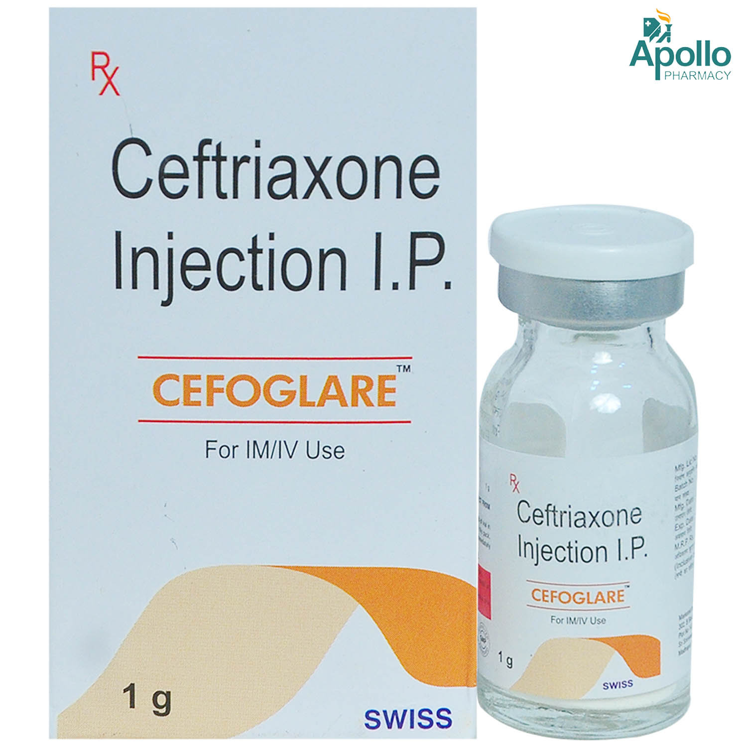 Cefoglare 1gm Injection, Pack of 1 Injection Cefoglare 1gm Injection, Pack of 1 Injection
