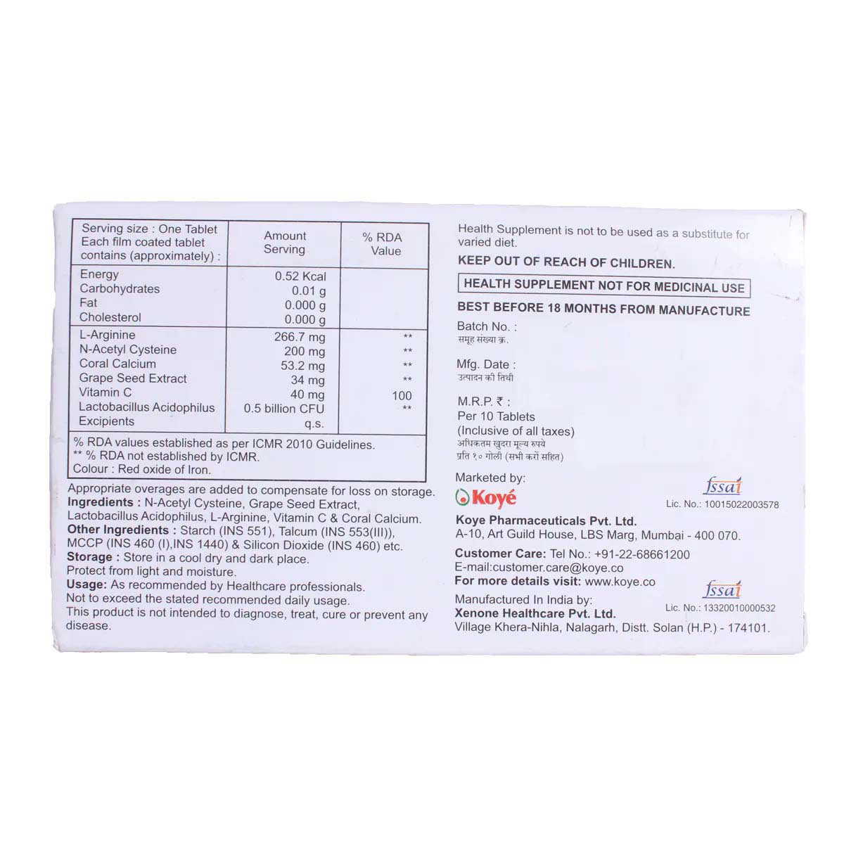 Celin-F Tablet 10's, Pack of 10 TABLETS Celin-F Tablet 10's, Pack of 10 TABLETS