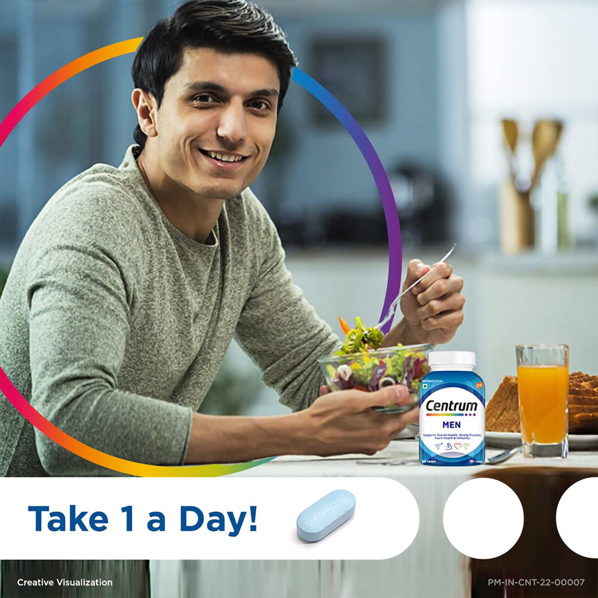 Centrum Men Multivitamin, 50 Tablets, Pack of 1 Centrum Men Multivitamin, 50 Tablets, Pack of 1