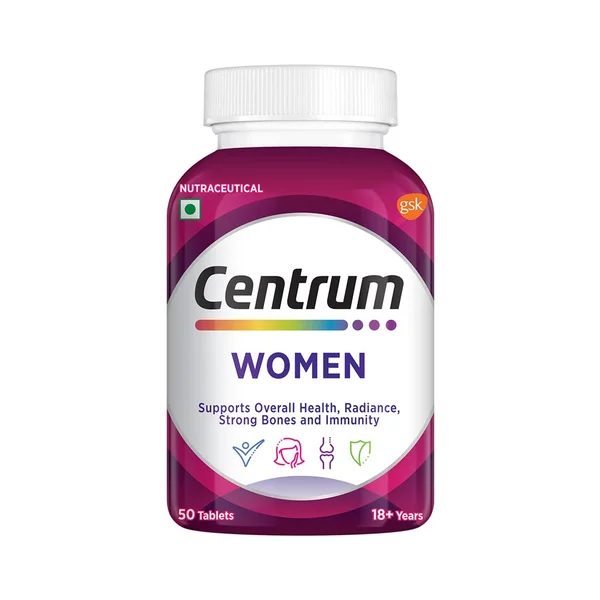 Centrum Women Multivitamin, 50 Tablets, Pack of 1