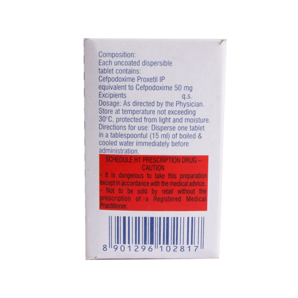 Cepodem DT 50 Tablet 10's, Pack of 10 TabletS Cepodem DT 50 Tablet 10's, Pack of 10 TabletS