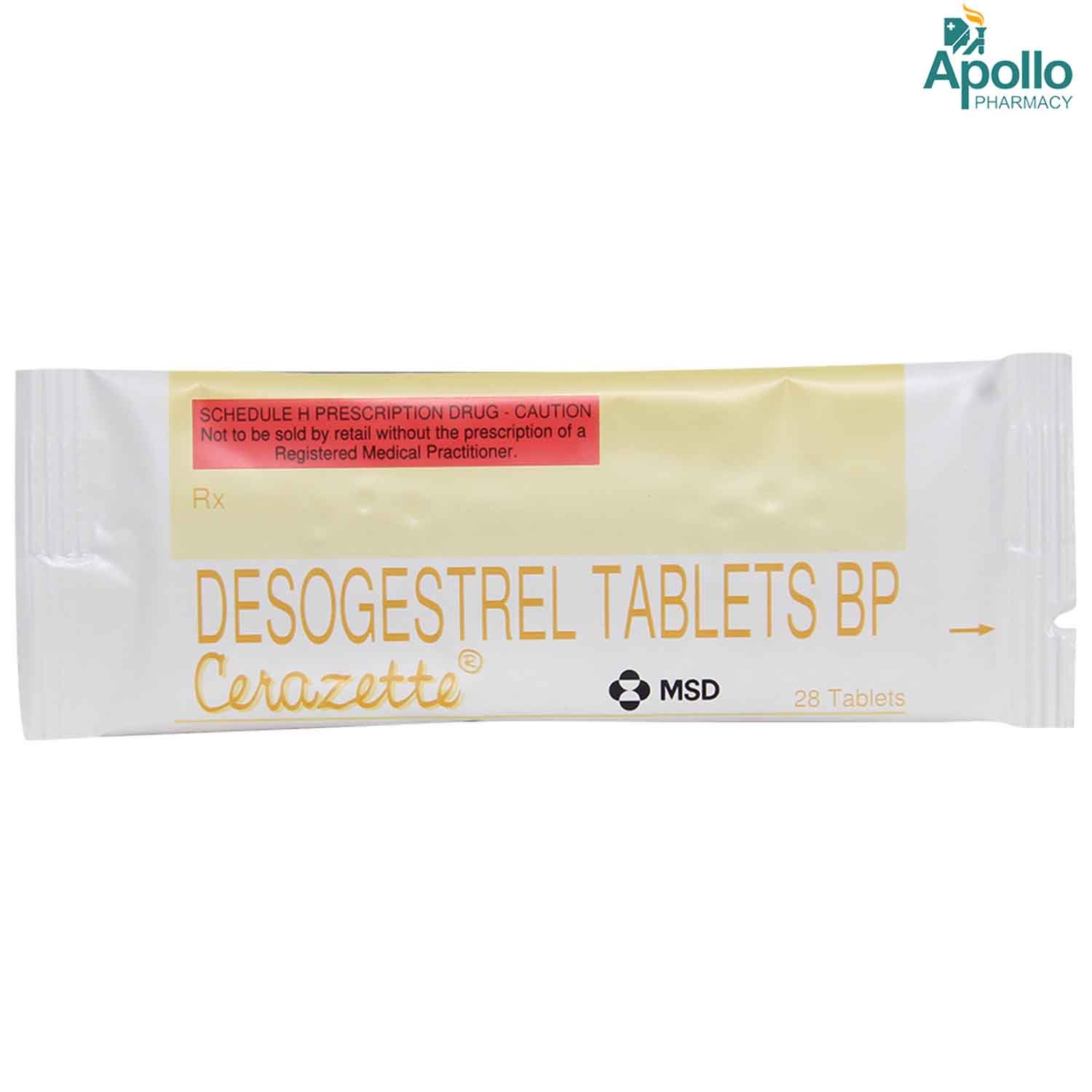 Cerazette Tablet 28's, Pack of 1 TABLET Cerazette Tablet 28's, Pack of 1 TABLET