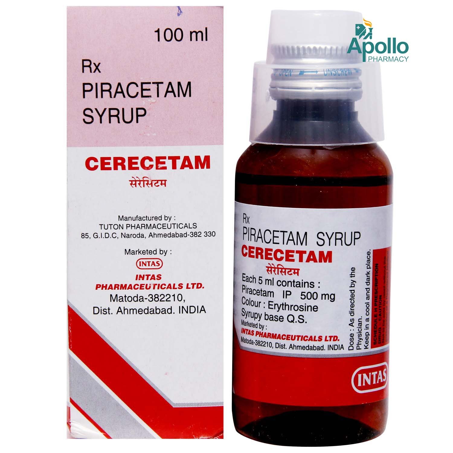 Cerecetam Syrup 100 ml, Pack of 1 Syrup Cerecetam Syrup 100 ml, Pack of 1 Syrup