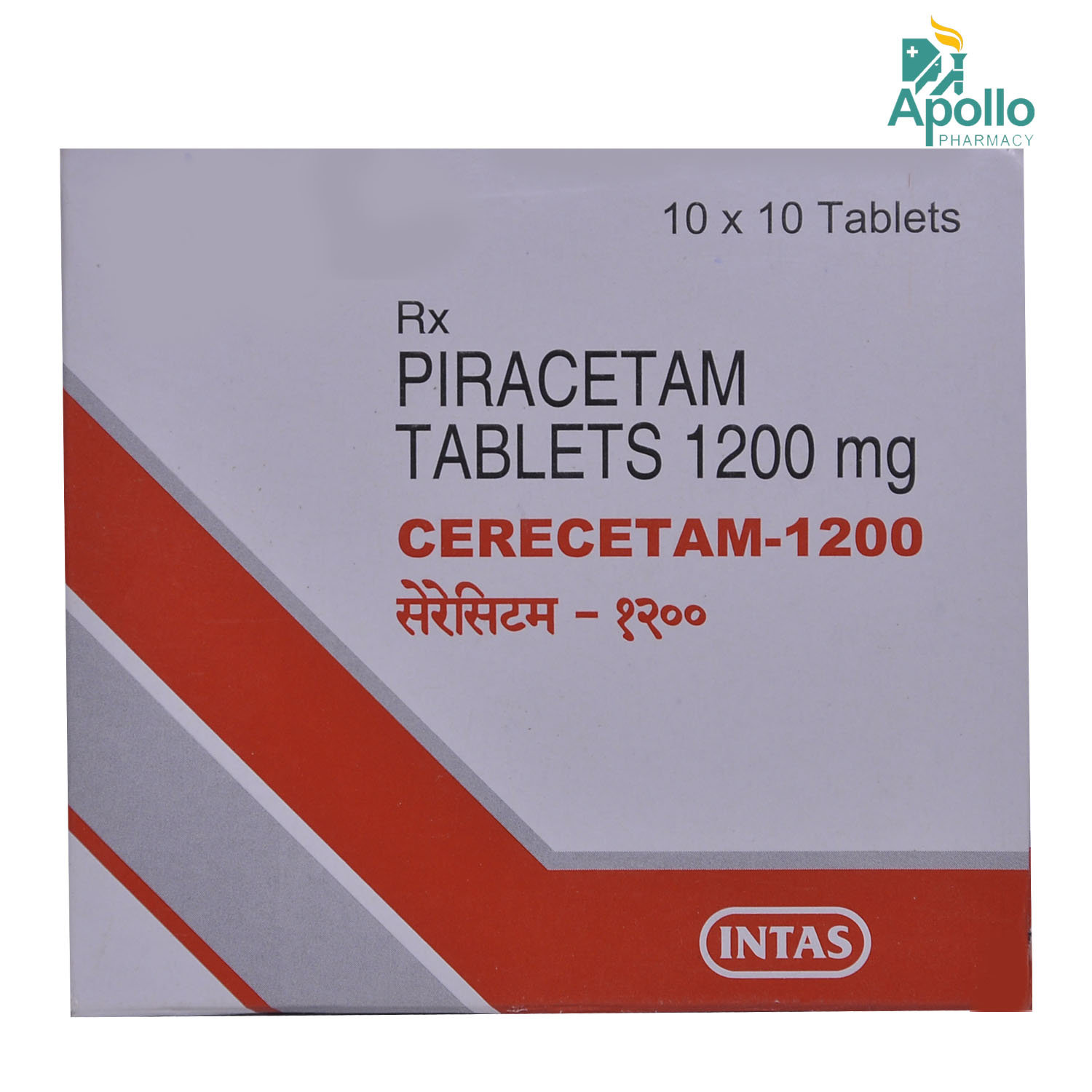 Cerecetam 1200mg Tablet 10's, Pack of 10 TABLETS Cerecetam 1200mg Tablet 10's, Pack of 10 TABLETS