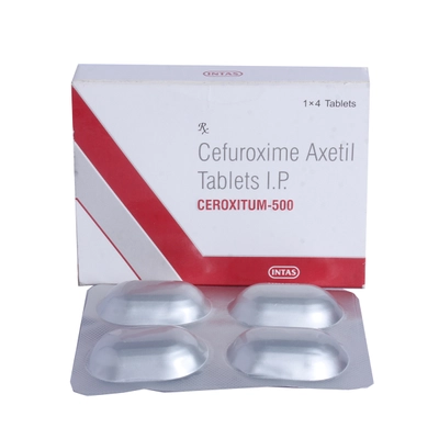 Ceroxitum-500 Tablet 4's, Pack of 4 TabletS