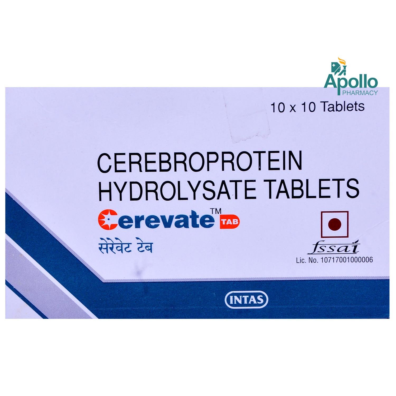 Cerevate Tablet 10's, Pack of 10 TABLETS Cerevate Tablet 10's, Pack of 10 TABLETS