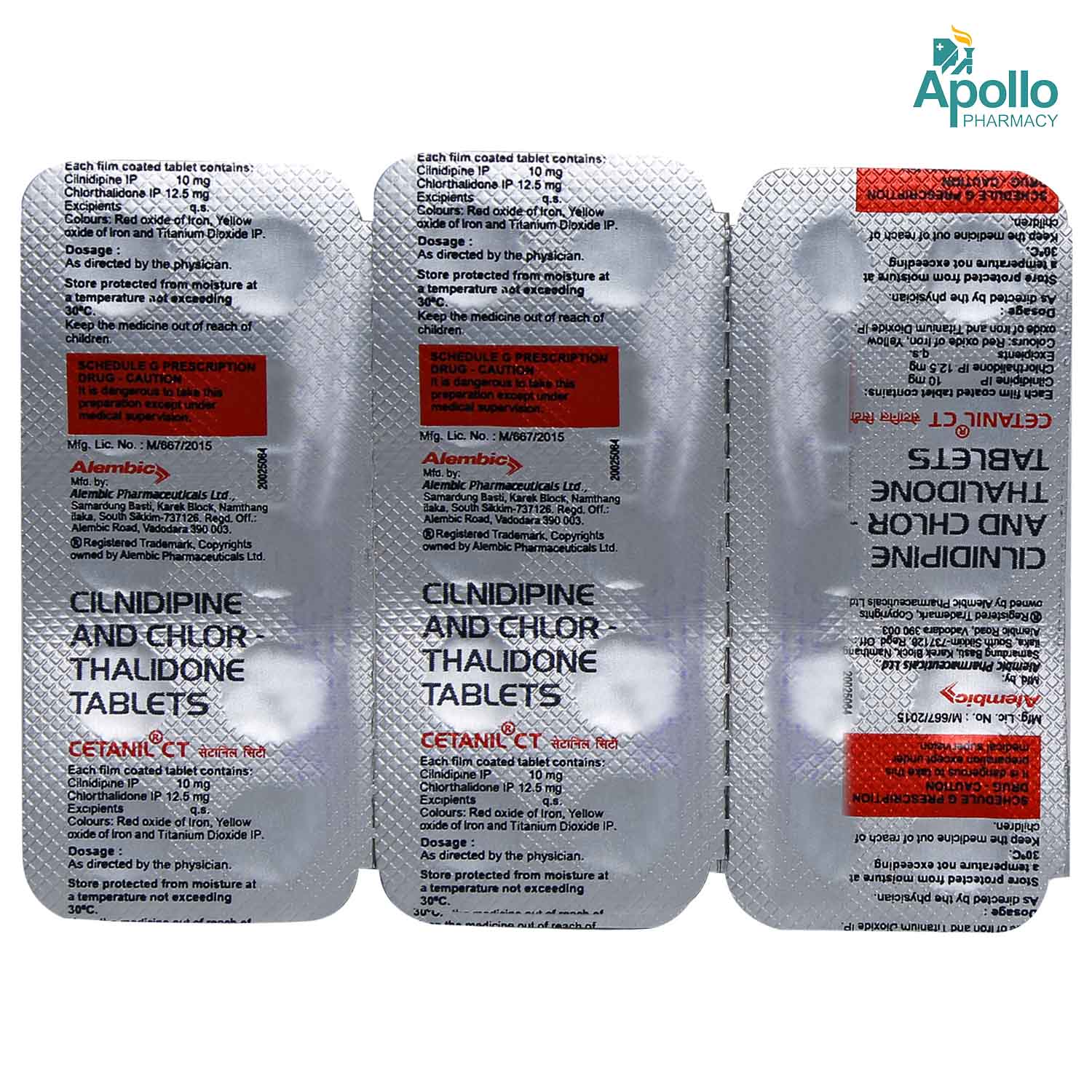 Cetanil CT Tablet 10's, Pack of 10 TabletS Cetanil CT Tablet 10's, Pack of 10 TabletS