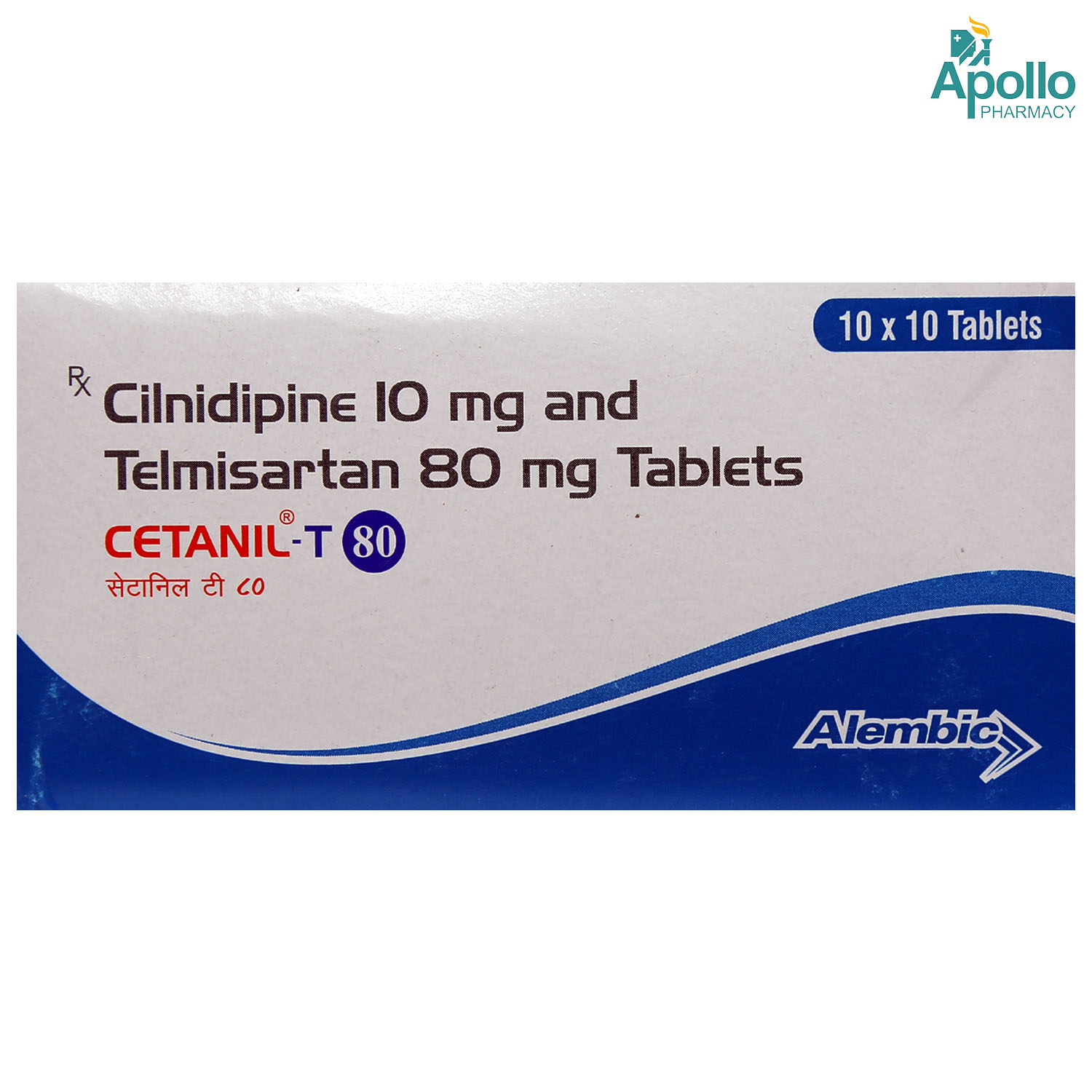 Cetanil T 80 Tablet 10's, Pack of 10 TABLETS Cetanil T 80 Tablet 10's, Pack of 10 TABLETS
