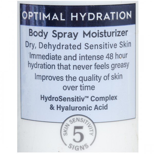 Cetaphil Optimal Hydration Body Spray Moisturiser 207 ml | Hypersensitive Complex & Hyaluronic Acid | Deliver Intense Hydration for 48 hrs | For Dry, Dehydrated Sensitive Skin, Pack of 1 Cetaphil Optimal Hydration Body Spray Moisturiser 207 ml | Hypersensitive Complex & Hyaluronic Acid | Deliver Intense Hydration for 48 hrs | For Dry, Dehydrated Sensitive Skin, Pack of 1