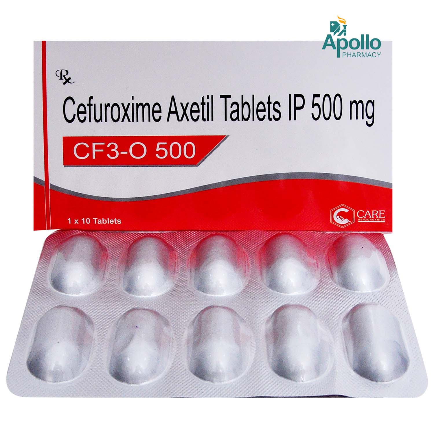 CF3-O 500 Tablet 10's, Pack of 10 TABLETS CF3-O 500 Tablet 10's, Pack of 10 TABLETS
