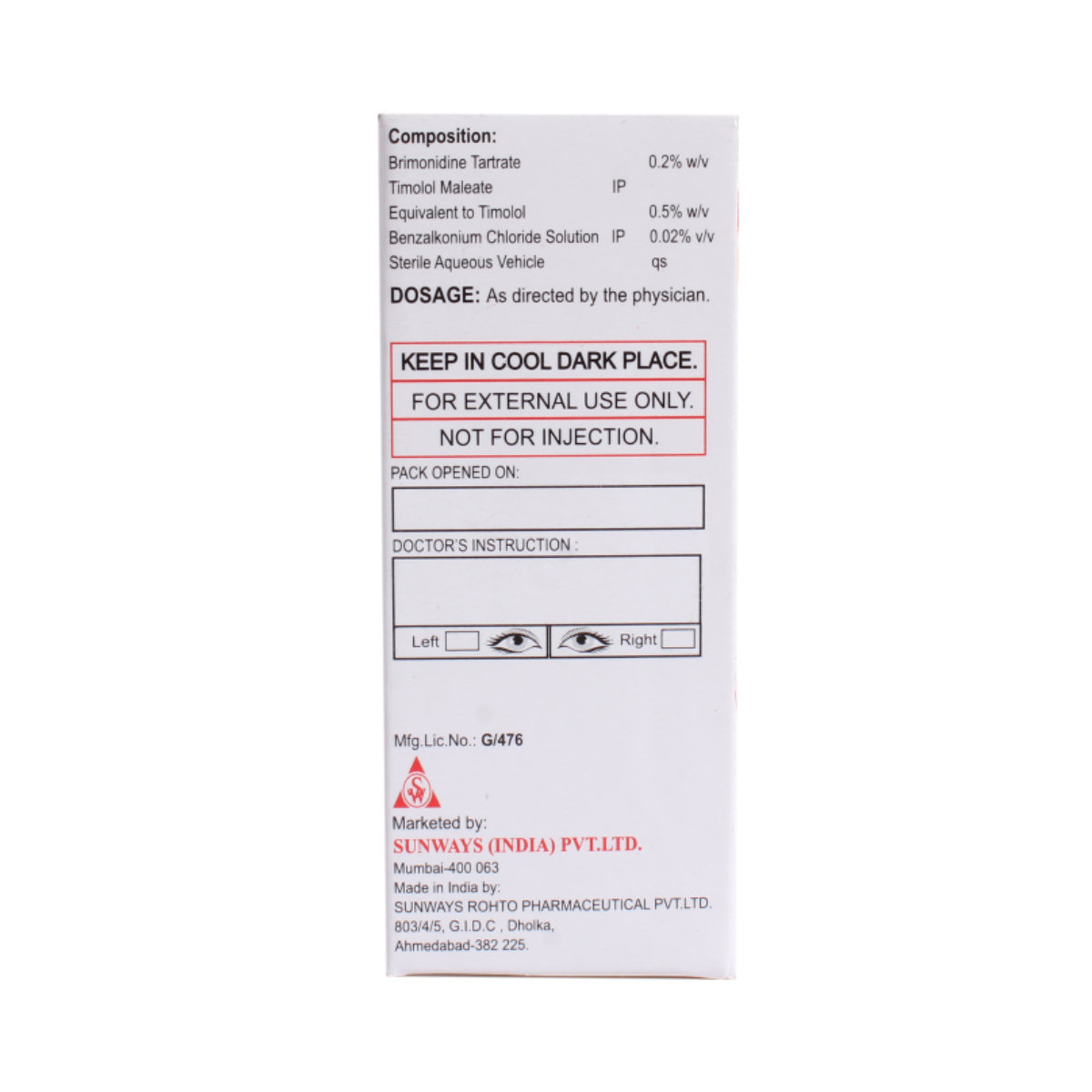 Cibrim-T Eye Drops 5 ml, Pack of 1 EYE DROPS Cibrim-T Eye Drops 5 ml, Pack of 1 EYE DROPS