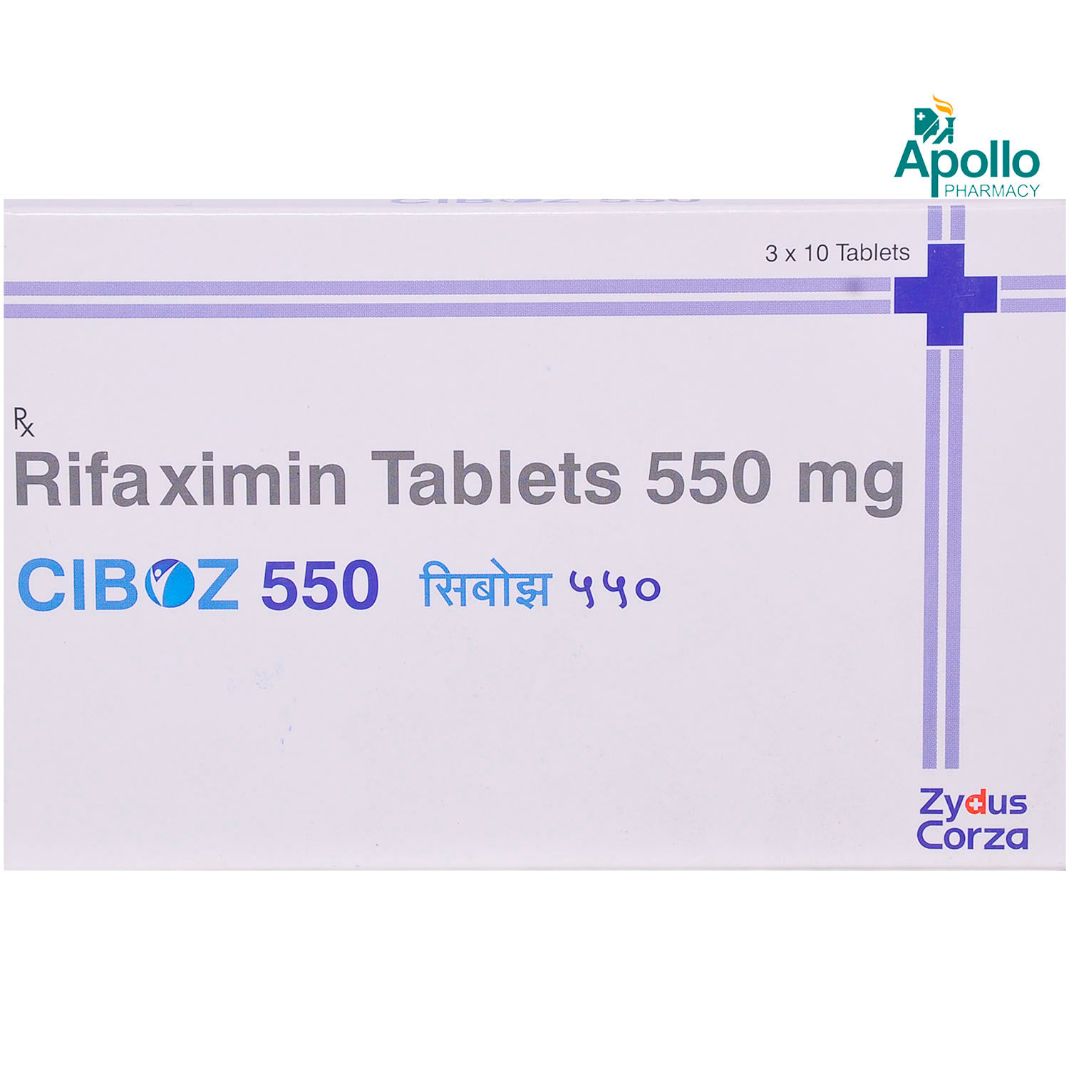 Buy Ciboz 550 mg Tablet 10's Online