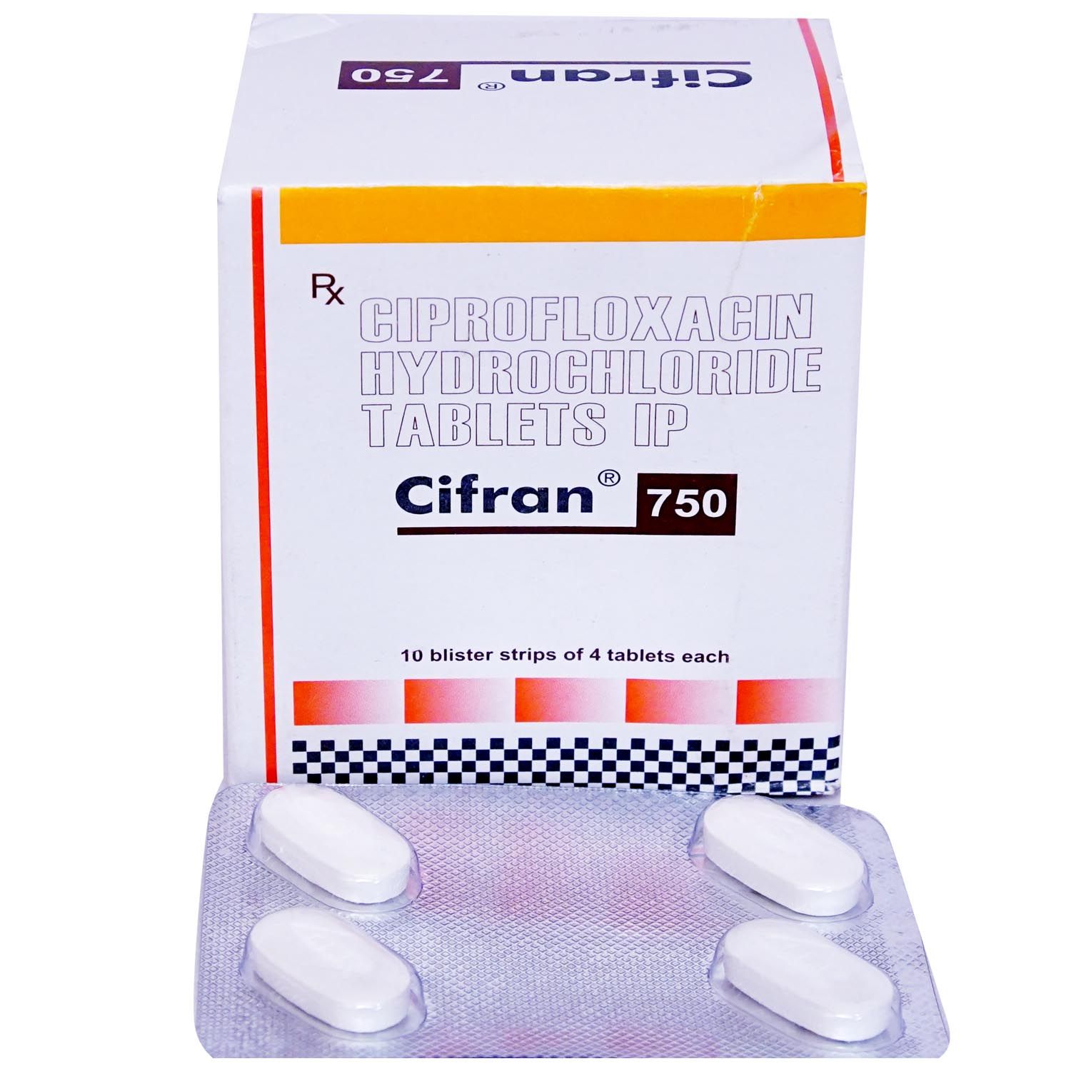 Buy Cifran 750 Tablet 4's Online