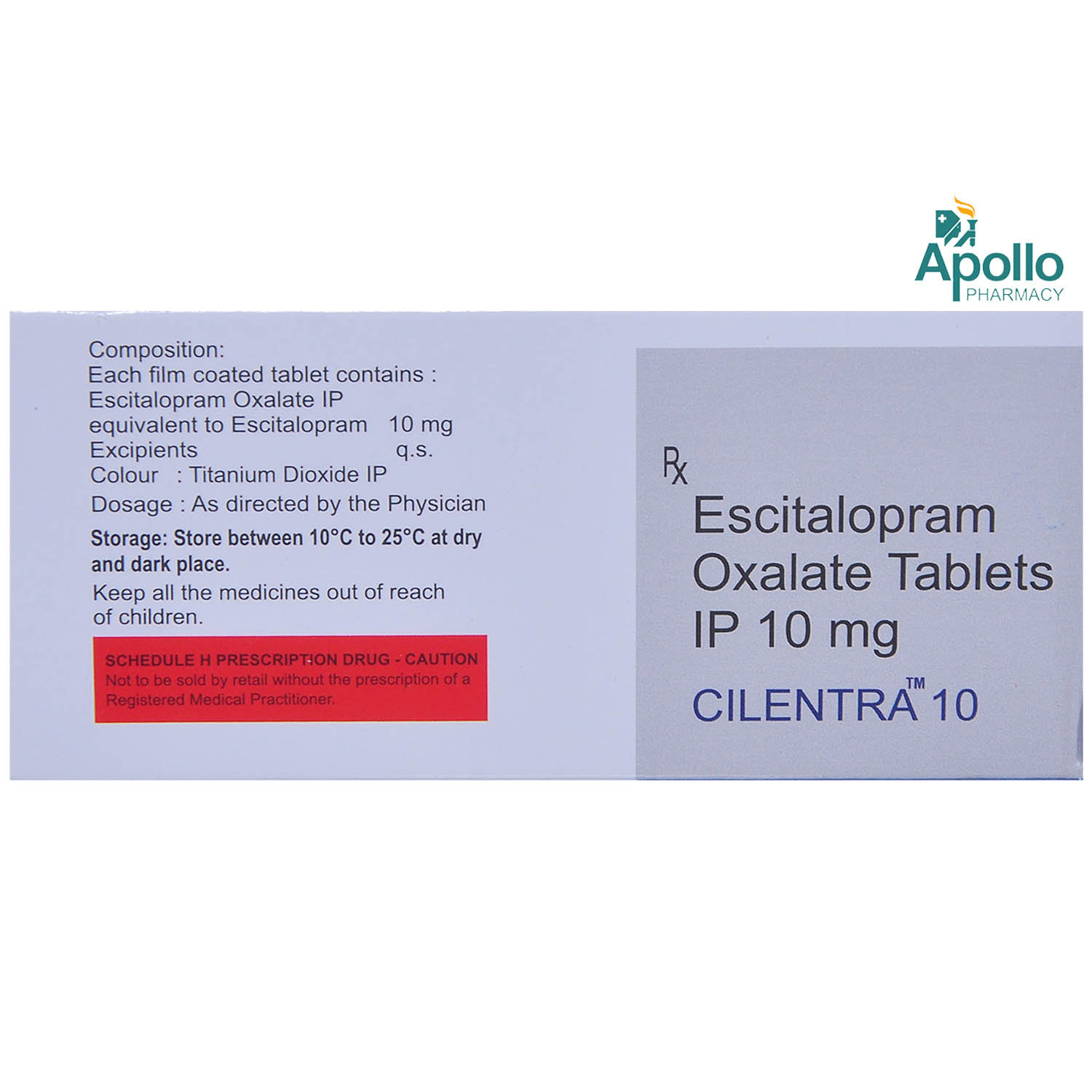 Cilentra 10 Tablet 10's, Pack of 10 TABLETS Cilentra 10 Tablet 10's, Pack of 10 TABLETS