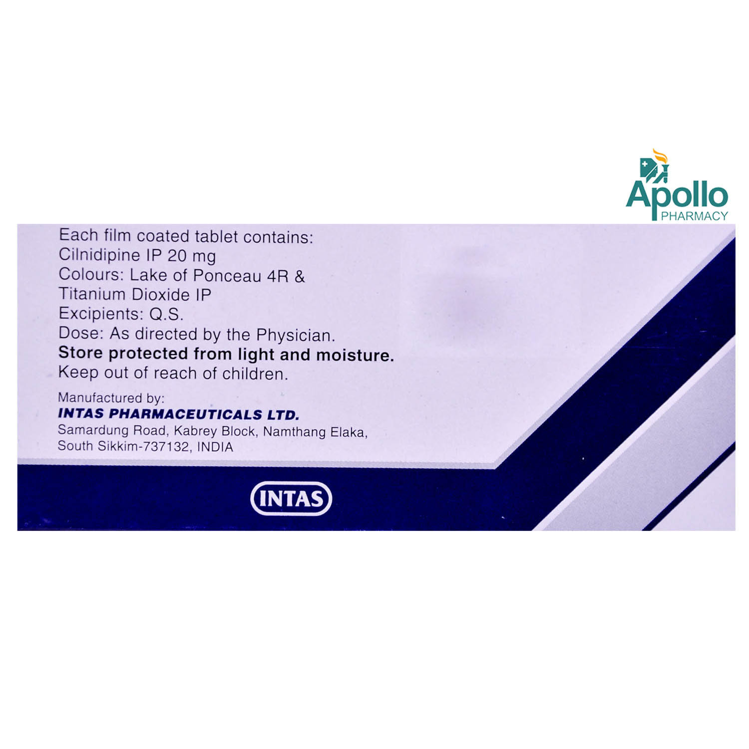 Cilny 20 Tablet 10's, Pack of 10 TABLETS Cilny 20 Tablet 10's, Pack of 10 TABLETS