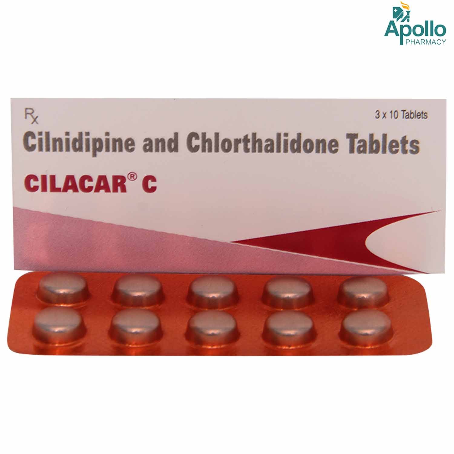 Cilacar C Tablet 10's, Pack of 10 TABLETS Cilacar C Tablet 10's, Pack of 10 TABLETS