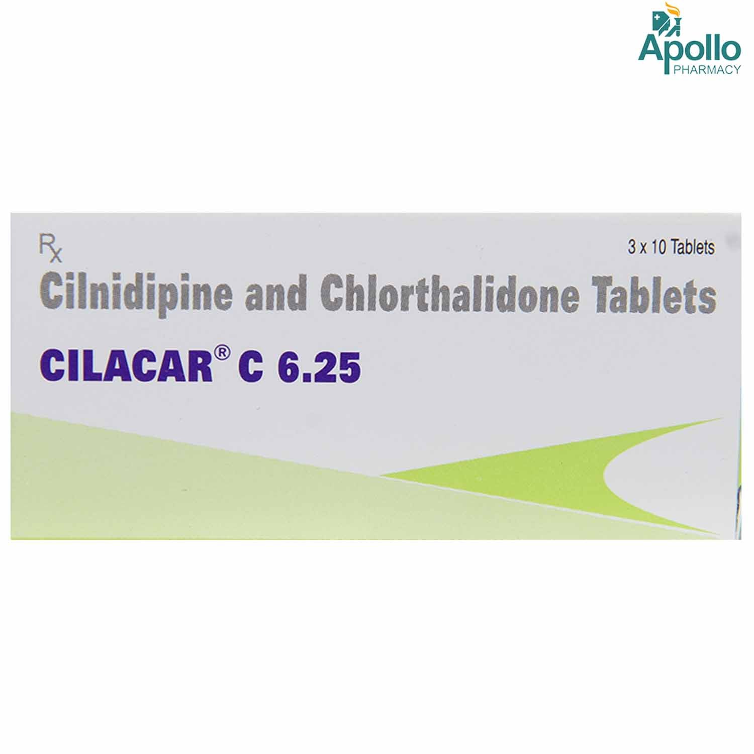 Cilacar C 6.25 Tablet 10's, Pack of 10 TABLETS Cilacar C 6.25 Tablet 10's, Pack of 10 TABLETS