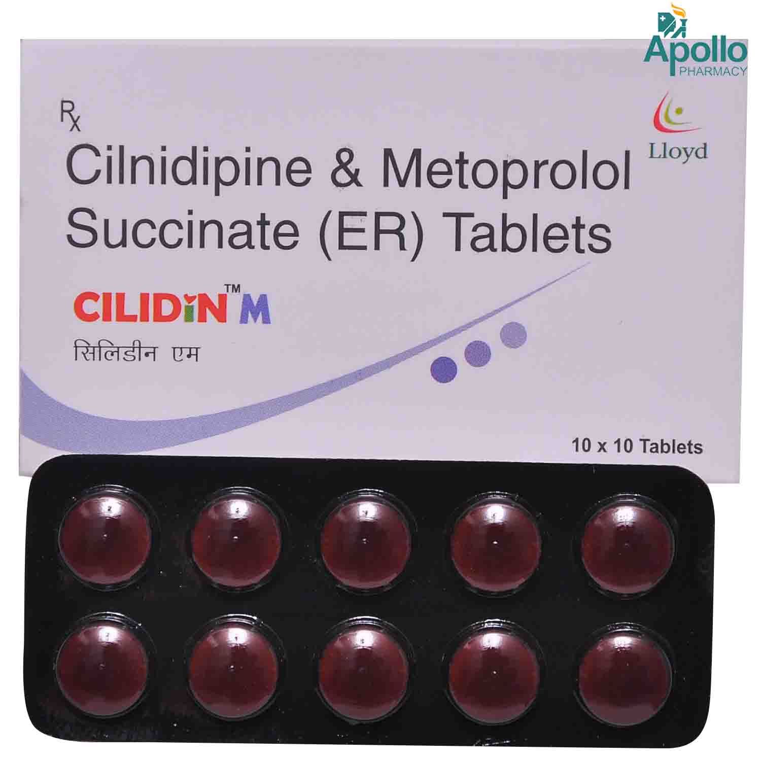 Buy Cilidin M Tablet 10's Online