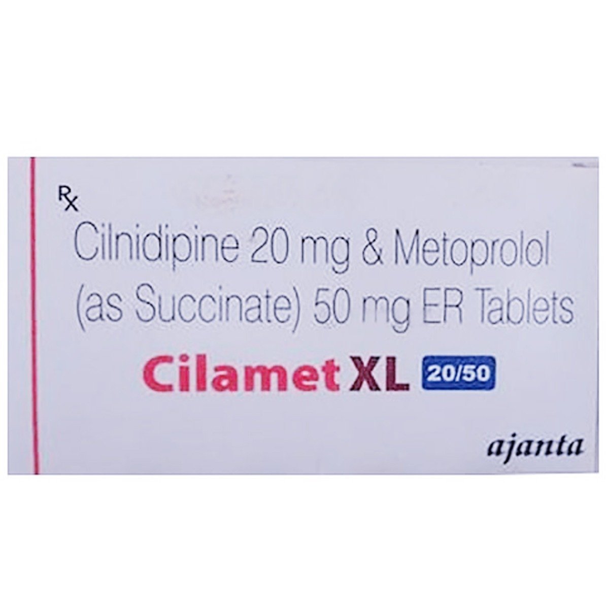 Cilamet XL 20 mg/50 mg Tablet 10's, Pack of 10 TABLETS Cilamet XL 20 mg/50 mg Tablet 10's, Pack of 10 TABLETS