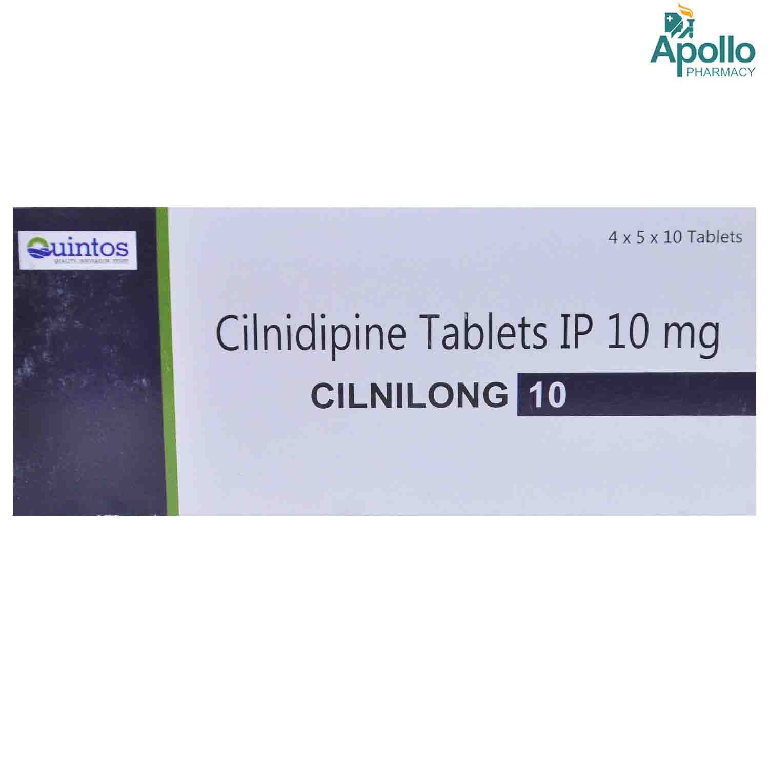 Buy CILNILONG 10MG TABLET 10'S Online