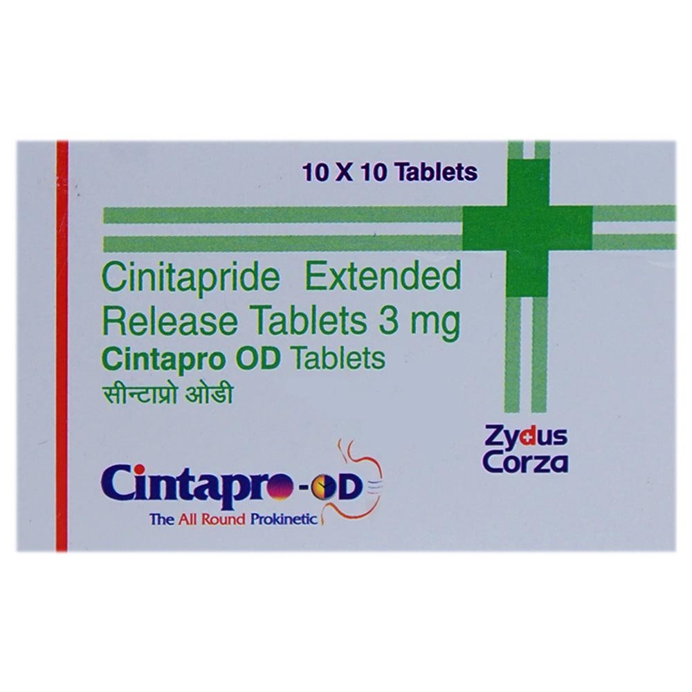 Cintapro-OD Tablet 10's, Pack of 10 TABLETS Cintapro-OD Tablet 10's, Pack of 10 TABLETS