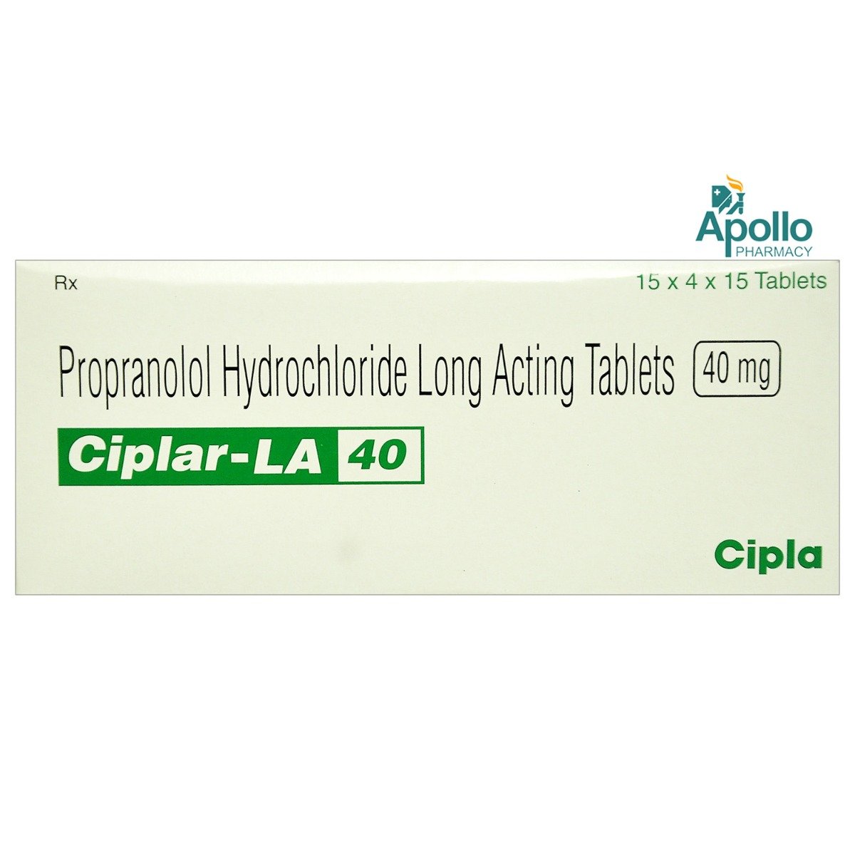 Buy Ciplar-LA 40 Tablet 15's Online