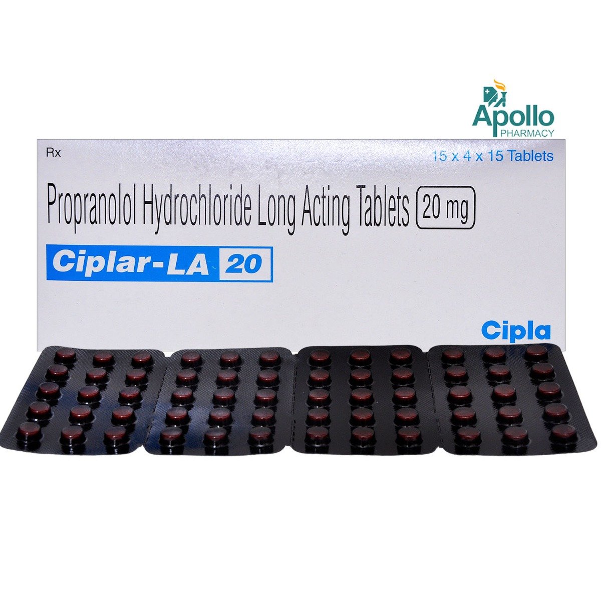 Ciplar-LA 20 Tablet 15's, Pack of 15 TABLETS Ciplar-LA 20 Tablet 15's, Pack of 15 TABLETS