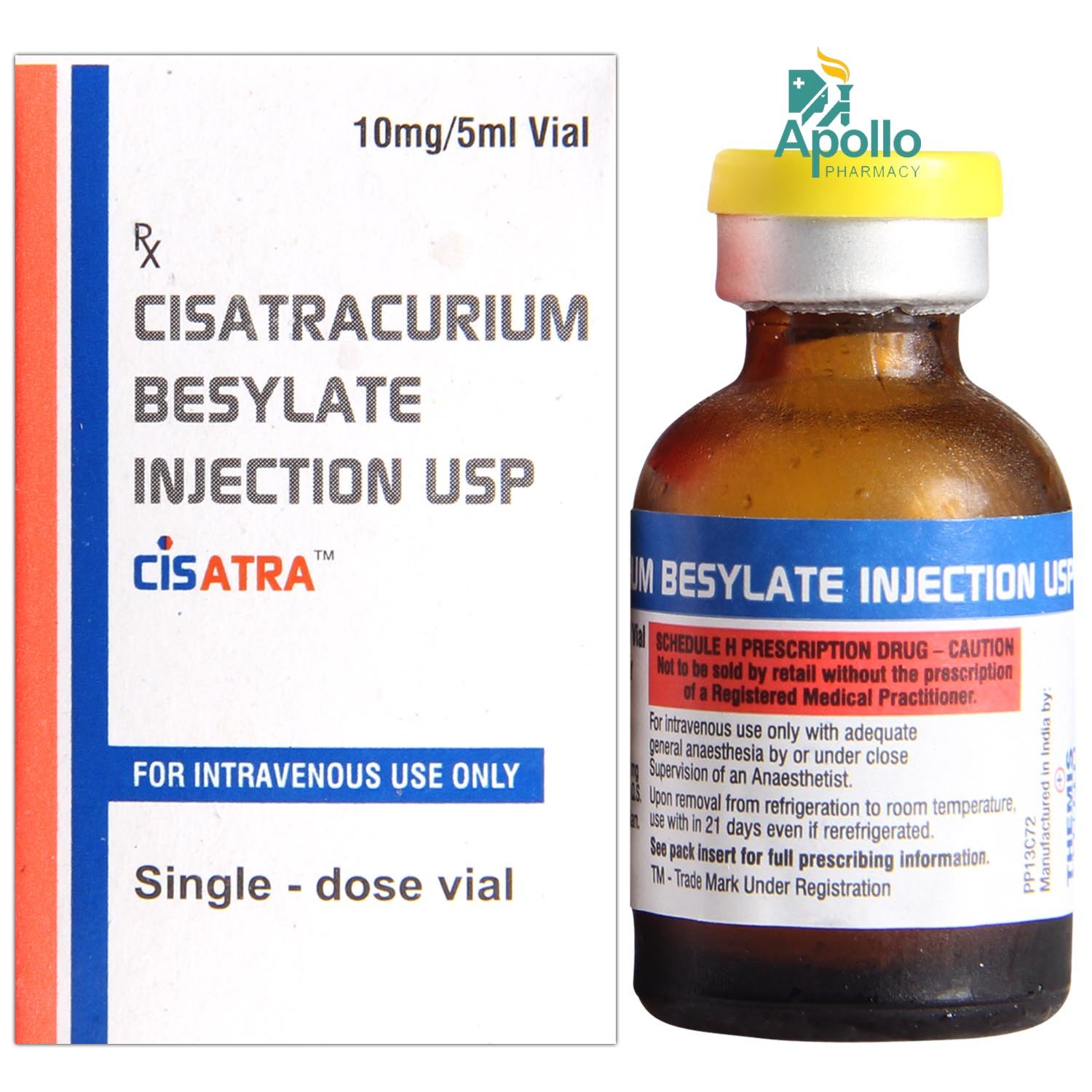 CISATRA 10MG/5ML INJECTION, Pack of 1 INJECTION CISATRA 10MG/5ML INJECTION, Pack of 1 INJECTION