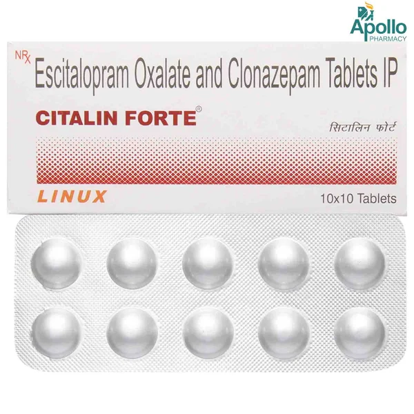 Citalin Forte Tablet 10's, Pack of 10 TABLETS