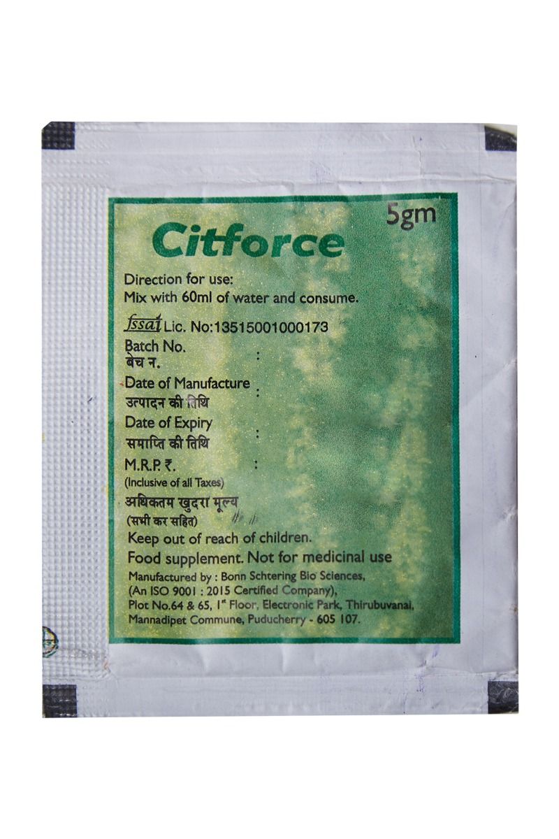 Buy CITFORCE SACHETS 5GM Online