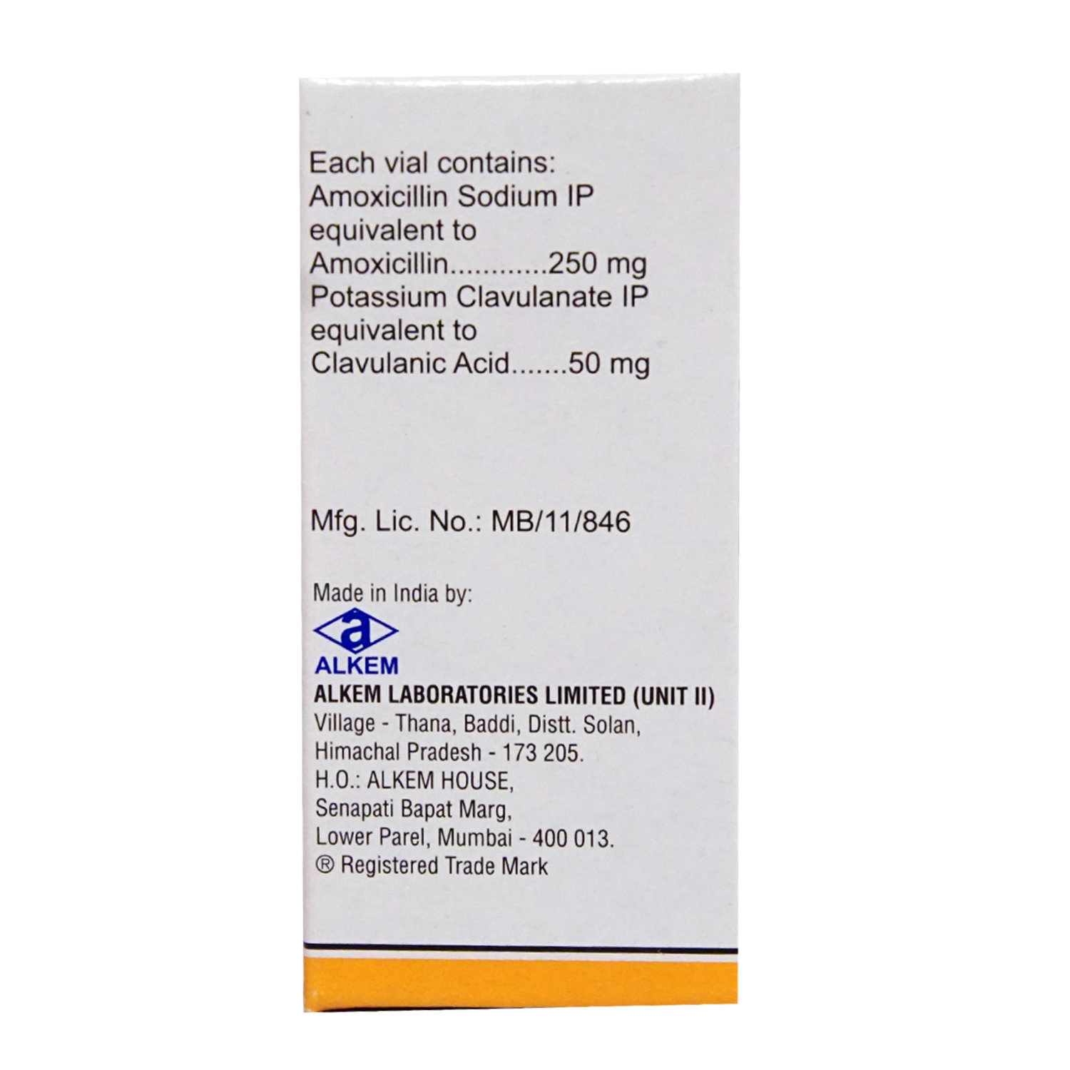 Clavam 300 mg Injection, Pack of 1 INJECTION Clavam 300 mg Injection, Pack of 1 INJECTION