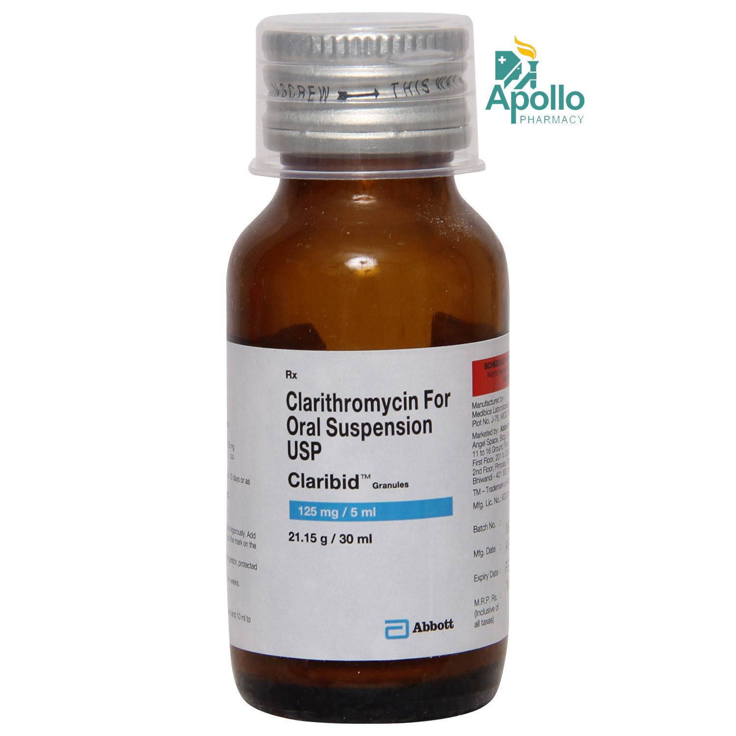 Claribid Granules 30 ml, Pack of 1 GRANULES Claribid Granules 30 ml, Pack of 1 GRANULES