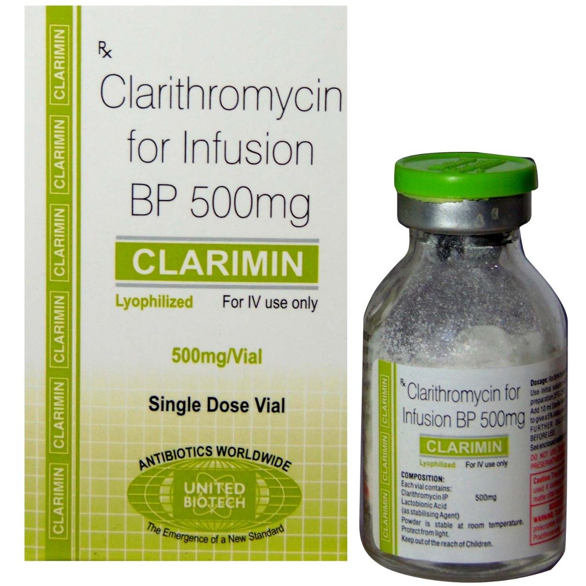 CLARIMIN 500MG INJECTION, Pack of 1 Injection CLARIMIN 500MG INJECTION, Pack of 1 Injection