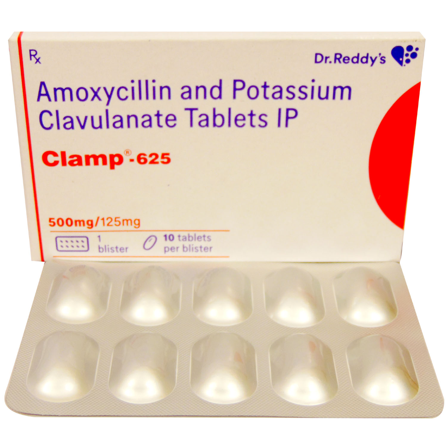 Clamp-625 Tablet 10's, Pack of 10 TABLETS Clamp-625 Tablet 10's, Pack of 10 TABLETS