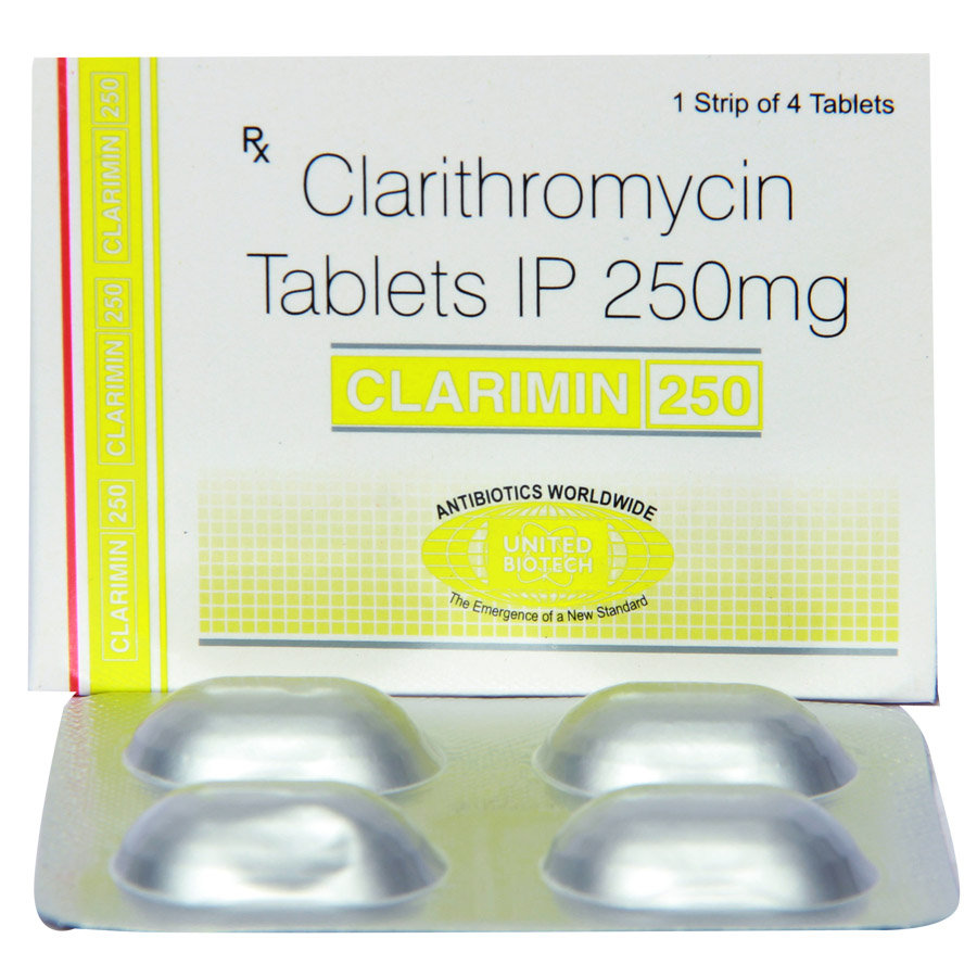 Clarimin 250 mg Tablet 4's, Pack of 4 TabletS Clarimin 250 mg Tablet 4's, Pack of 4 TabletS