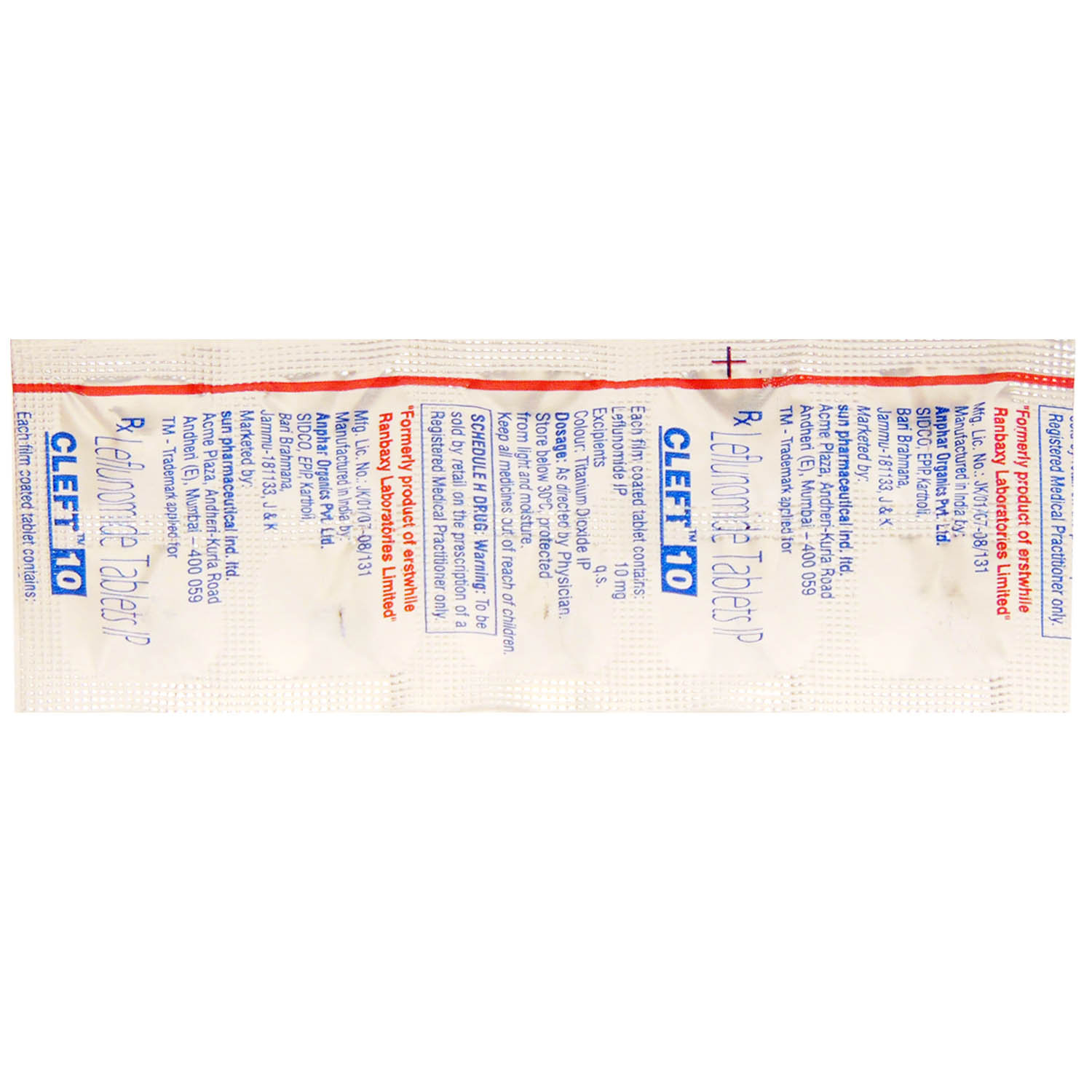 Cleft 10 Tablet 10's, Pack of 10 TabletS Cleft 10 Tablet 10's, Pack of 10 TabletS