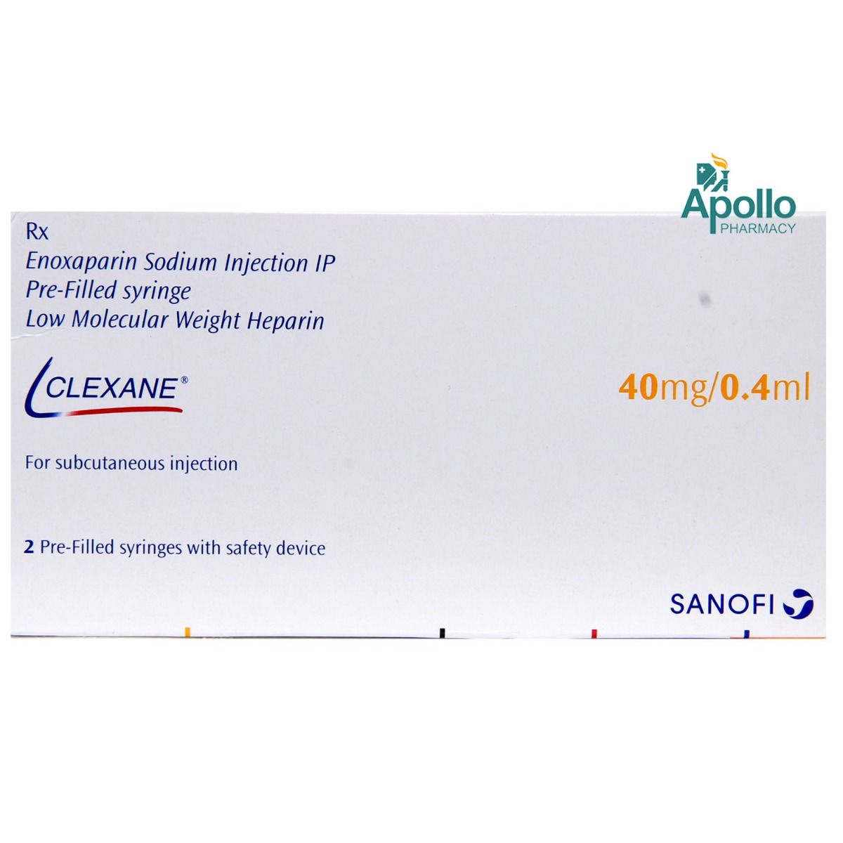 Buy Clexane 40 mg Injection 0.4 ml Online