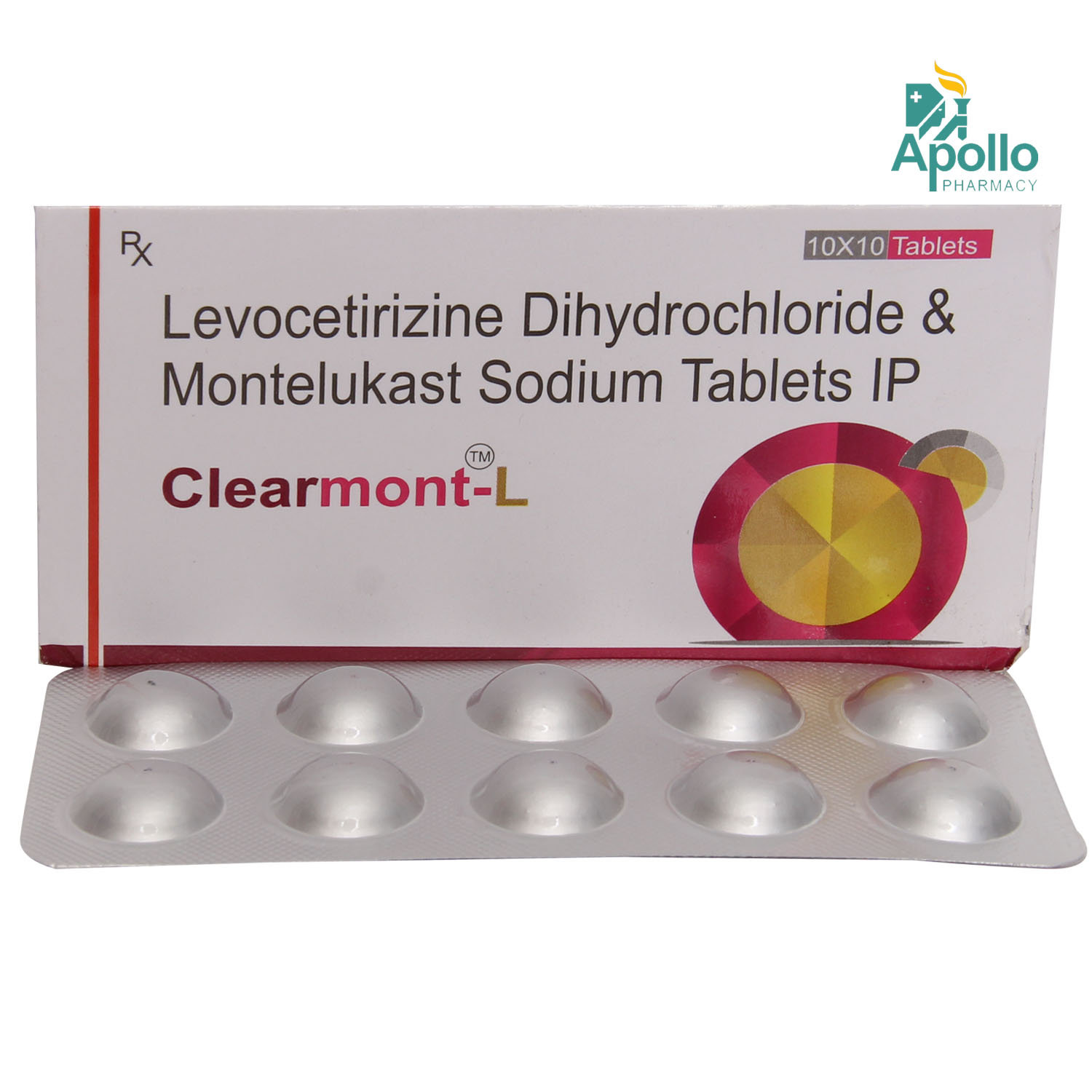 Clearmont-L Tablet 10's, Pack of 10 TABLETS Clearmont-L Tablet 10's, Pack of 10 TABLETS