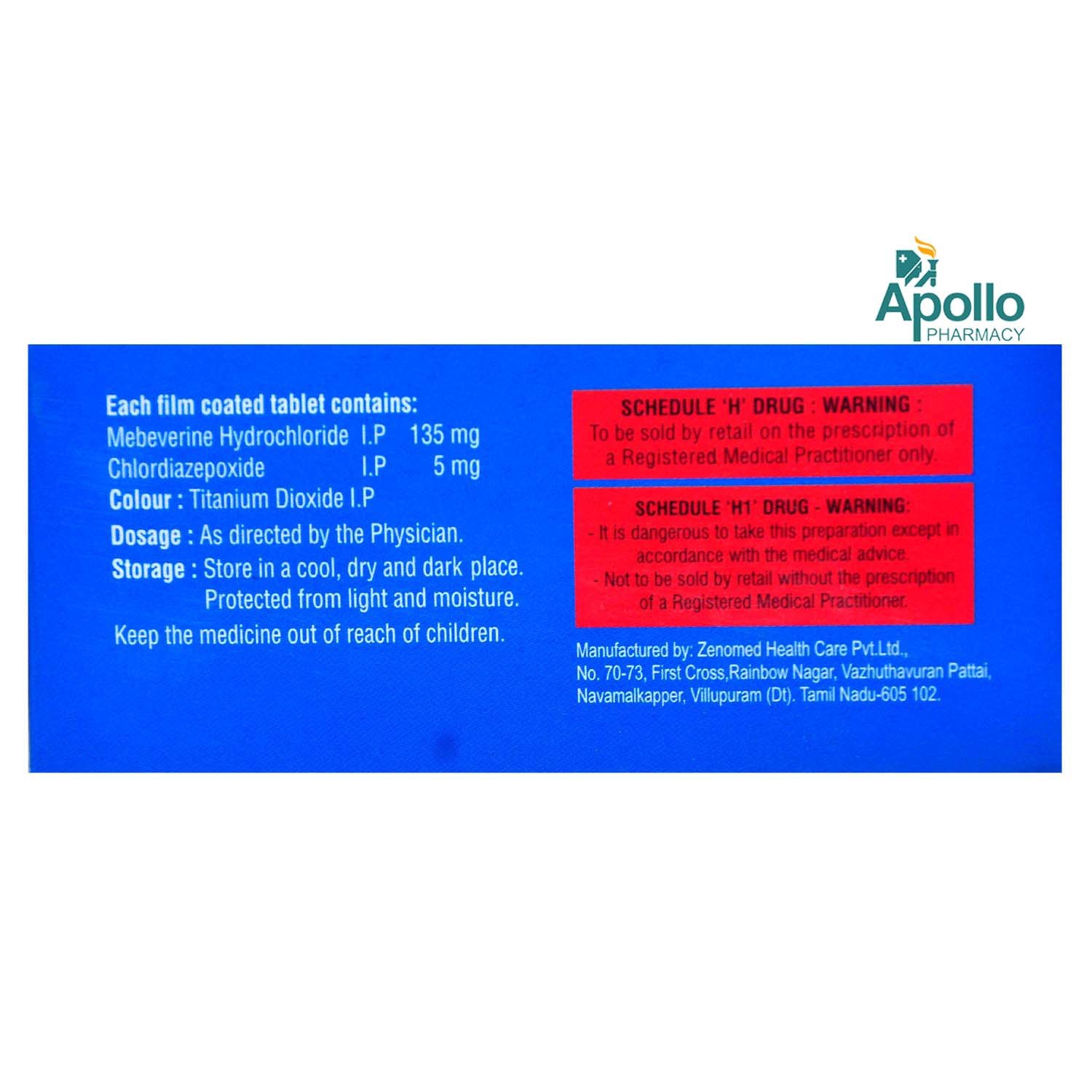 CLIDINORM TABLET 10'S, Pack of 10 TabletS CLIDINORM TABLET 10'S, Pack of 10 TabletS