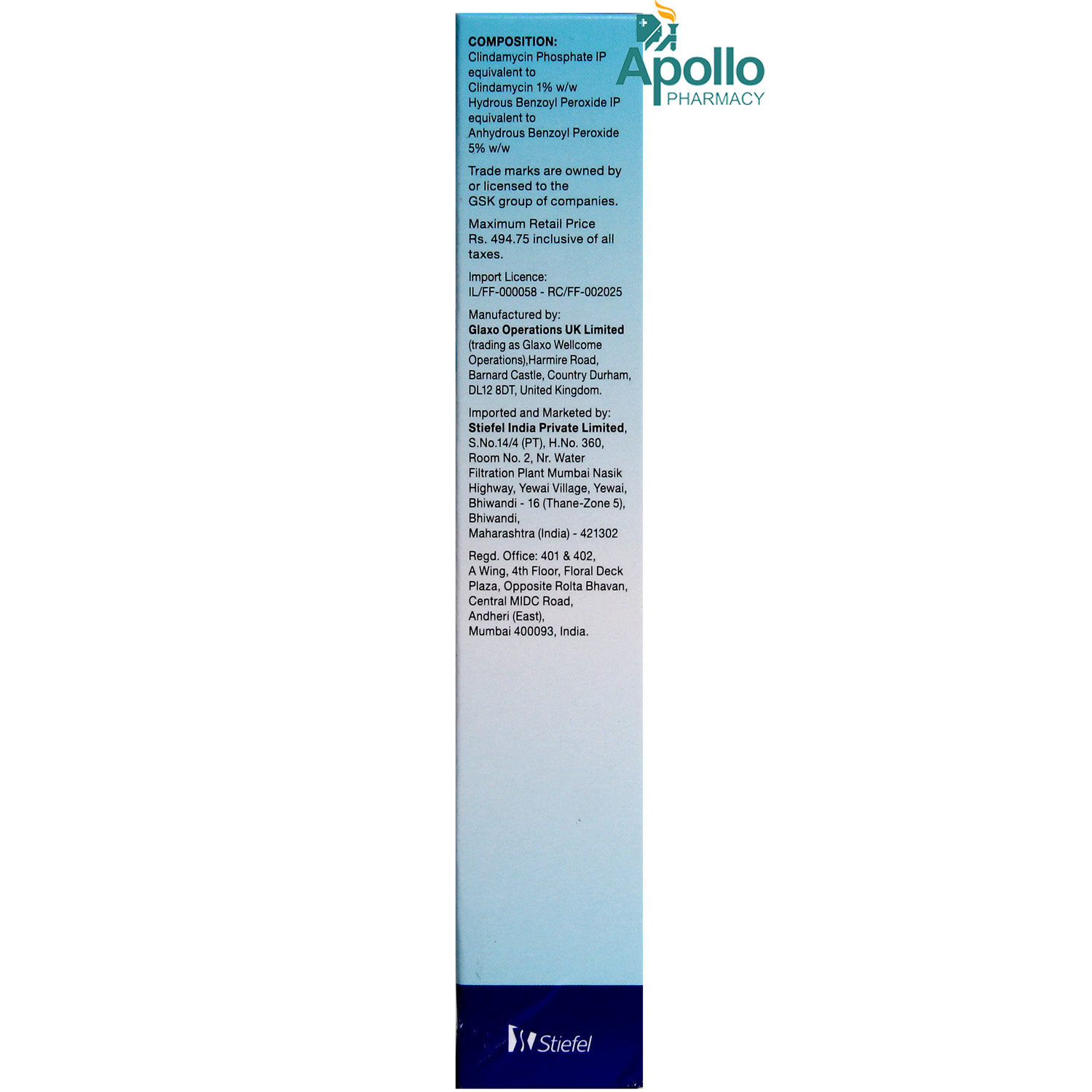 Clindoxyl Gel 15 gm, Pack of 1 GEL Clindoxyl Gel 15 gm, Pack of 1 GEL